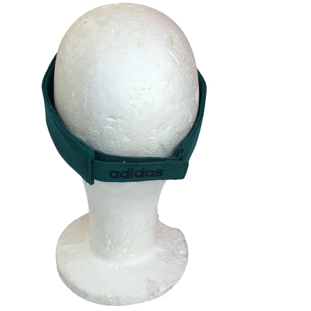 Adidas Forest Green Adjustable Cotton Athletic Golf Visor W772Z‎ 035816 OSFA